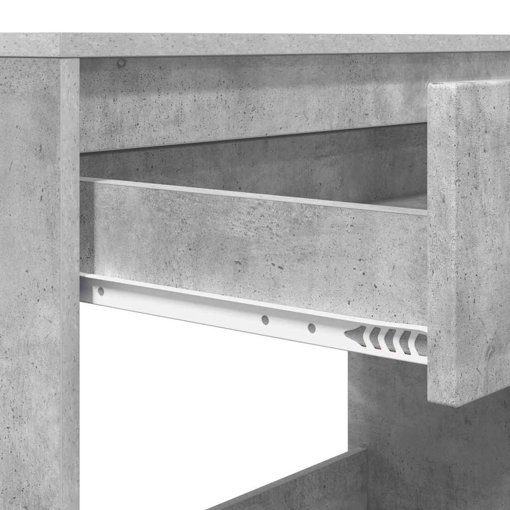 Desk Concrete Grey 100 x 50 x 78 cm Particleboard