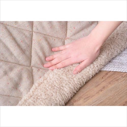 AZUMAYA Thin Kotatsu Futon, Square (for tables 80x80cm or smaller), Tweed, KK-101BE
