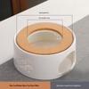 Ceramic Candle Warmer for Tea - Insulating Stove for Boiling and Warming in Home, Restaurant, or Hotel