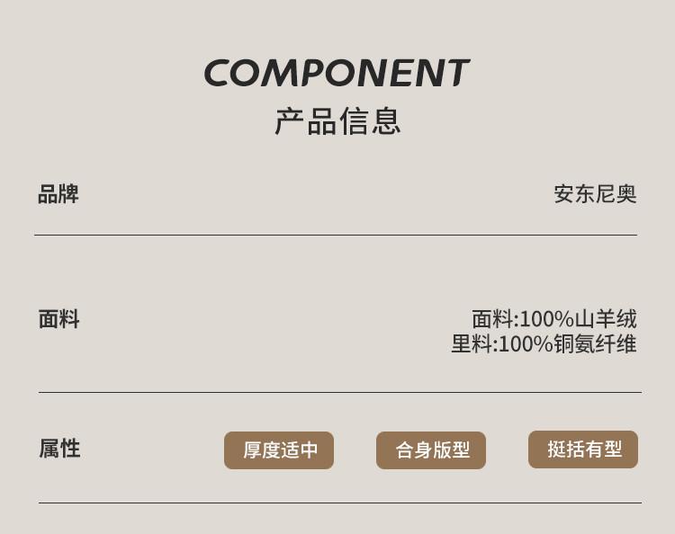 High end Light Luxury Pure Cashmere Coat Men's Mid to Long Autumn Business Woolen Coat