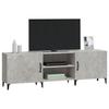 TV Stand Concrete Grey 150 x 30 x 50 cm Particleboard