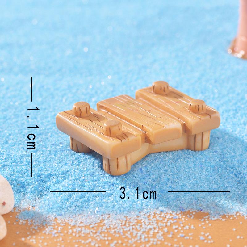 Cartoon Creative Surfboard Seashells Resin Fish Tank Landscaping Ornaments Aquarium Decoration Accessories DIY Small Ornaments