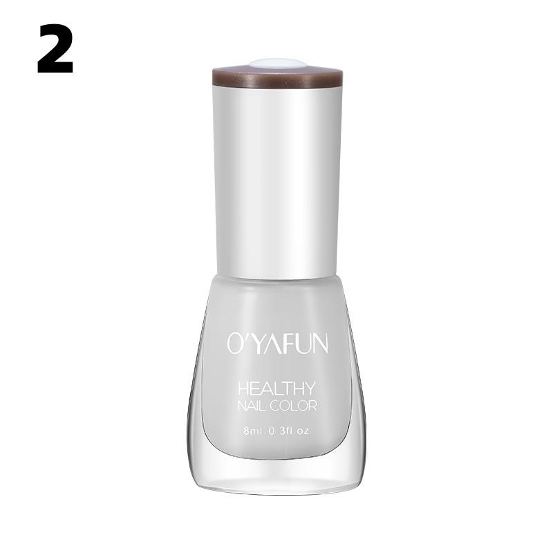 Nail Polish Can Be Peeled Off Without Baking, Quick Drying, Healthy Nude Color Sequins Nail Art Set, Can Be Peeled Off and Protected Nail Polish