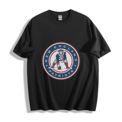 Maglietta con Logo New England Patriots - Classico Design Patriot Maglietta Unisex