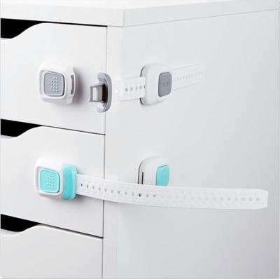 Multi-function Double Button Cabinet Door Lock Child Safety Protection Drawer Lock
