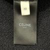 CELINE College Logo Teddy Jacket Black Men's Size M Model 2Y815345F