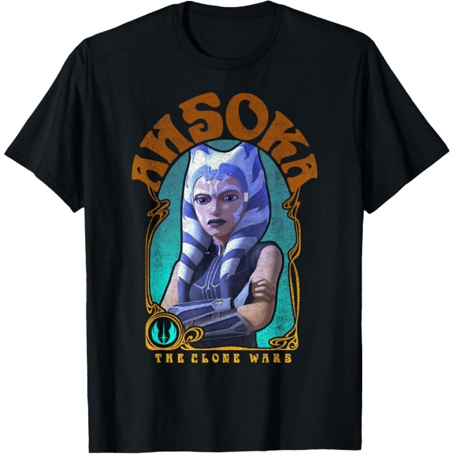 The Clone Wars Ahsoka Portrait T-Shirt S разноцветный