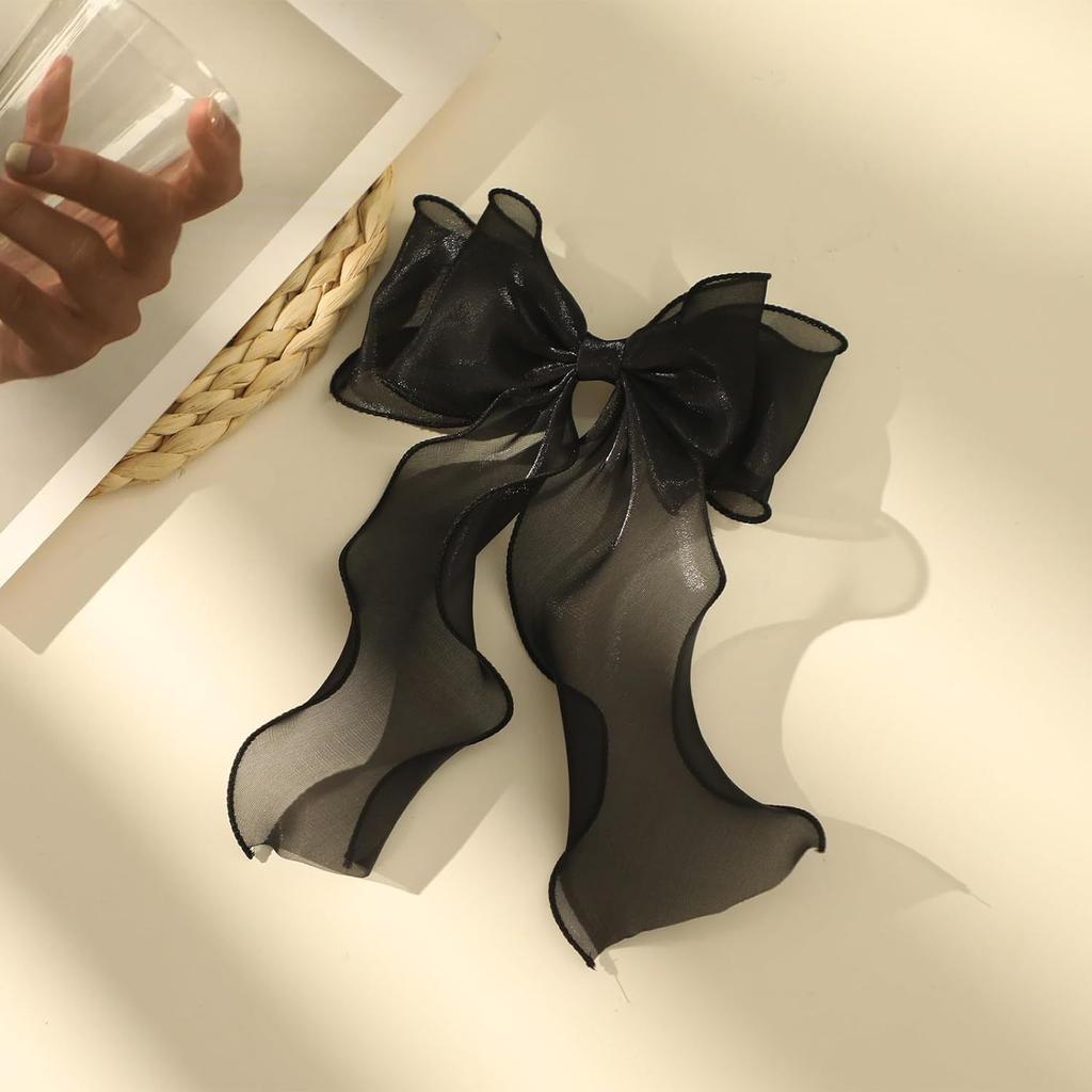 Bows Lace Big Bows Hairclip Women Elegant Spring Clip Spring Summer Hair Accessories Women Barrettes Embroidery Hair