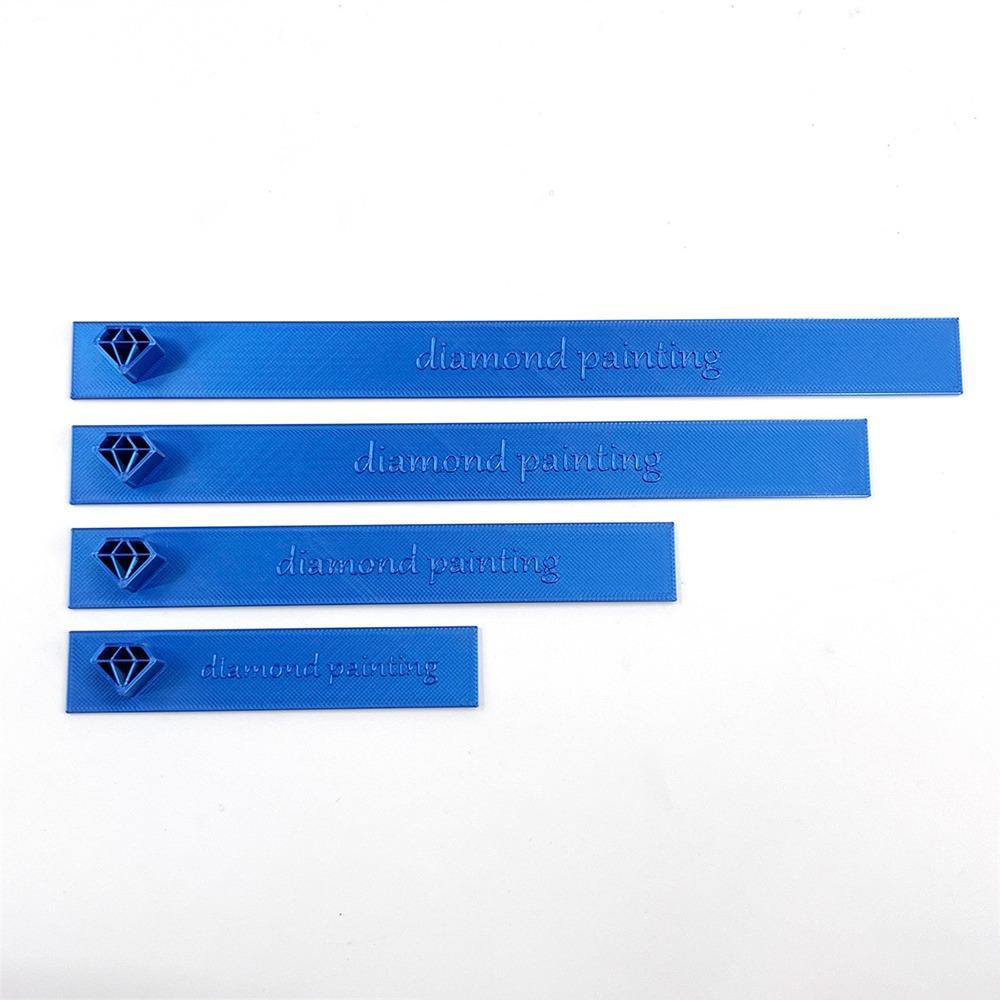4Pcs Plastic Diamond Art Rulers Connectable Bead Alignment Guides New Diamond Painting Rulers