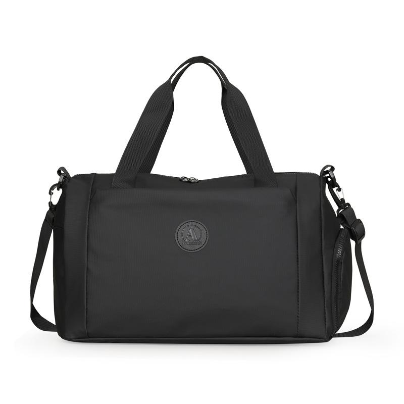 Large capacity travel bag can be set with tie rod independent shoe space multi-functional luggage training fitness yoga boarding bag