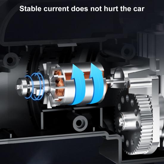 Car Air Pump Strong Power 30s Quickly Pumping Plastic Pointer/Digital Pressure Inflator