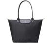 Borsa a sacchetto Leggera borsa tote pieghevole Borsa a tracolla per pendolari in nylon impermeabile di grande capacità borsa a mano