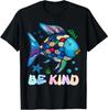 Be Kind Rainbow Fish Teacher Life Kids T-Shirt