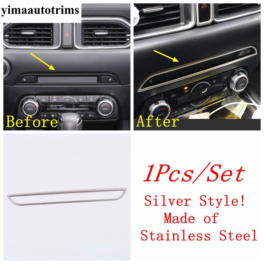 For Mazda CX-5 CX5 2017 - 2024 Water Cup / Shift Gear / Speaker / Air AC / Window Lift Cover Trim Stainless Steel Accessories