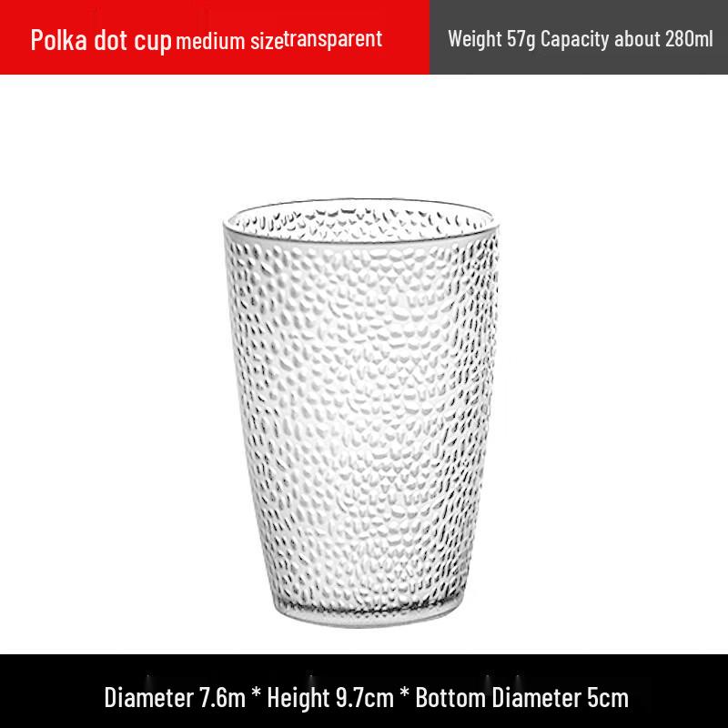 

Transparent PC Octagonal Pearl-Design Drinking Glasses