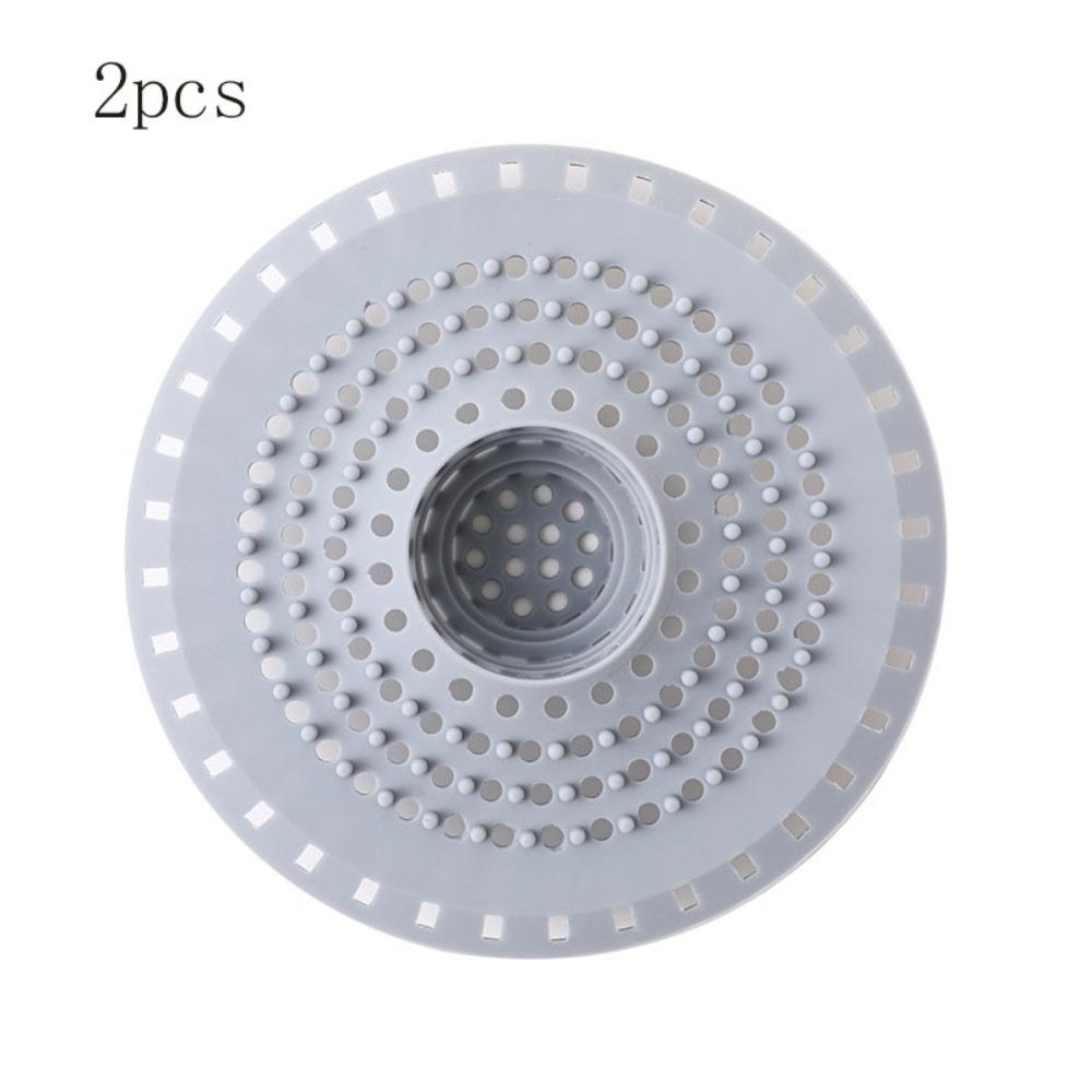 2pcs Anti-blocking Sink Strainer Round Shape Floor Drain Waste Catcher Drain Filter  Kitchen
