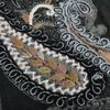 Black Grey Paisley 100% Wool Scarves Pashmina Thicken Women Winter Embroidery Scarf Shawl Fashion Accessories Warm Neck Scarf