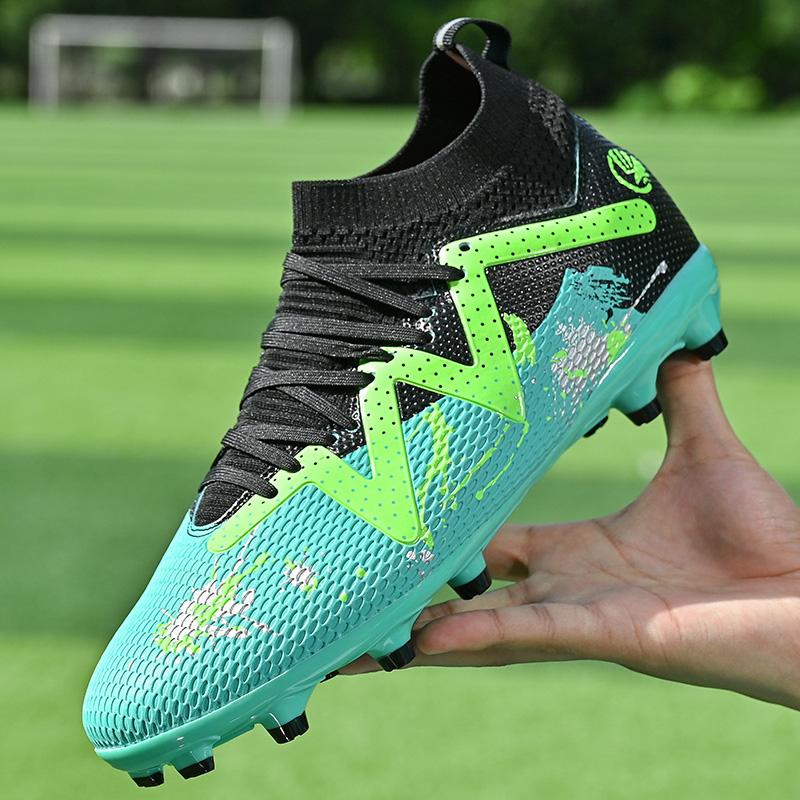 Fashion 34-45 Men's/women's Football Shoes High Elastic Socks Port Artificial Cottage Nails Youth Football Training Football Boots