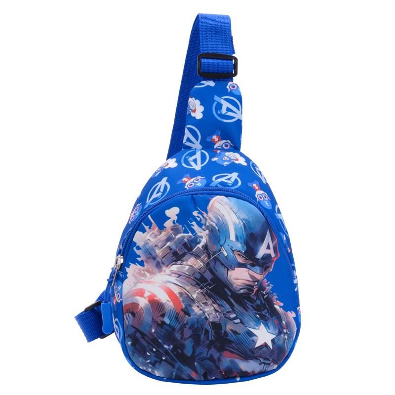 Children's Bag - Cartoon Pattern - Boy's Single Shoulder Crossbody Backpack - Fashionable and Lightweight Bag