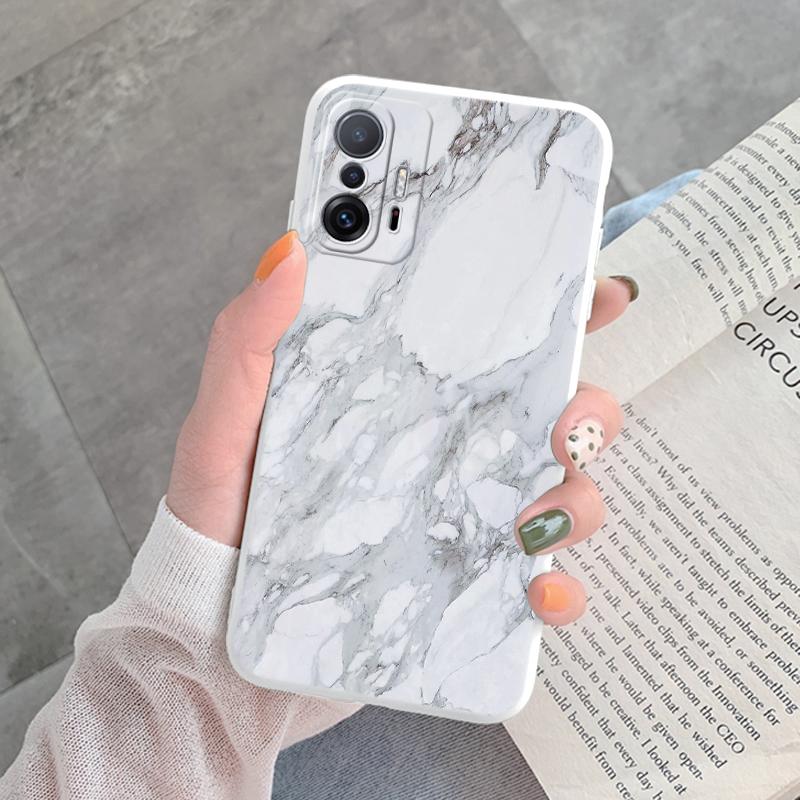 Marble Pattern Phone Case For Xiaomi 11T Pro Mi11T Pro Protective Cover Case Soft Silicone Funda For Xiaomi Mi 12T 13T TPU Coque