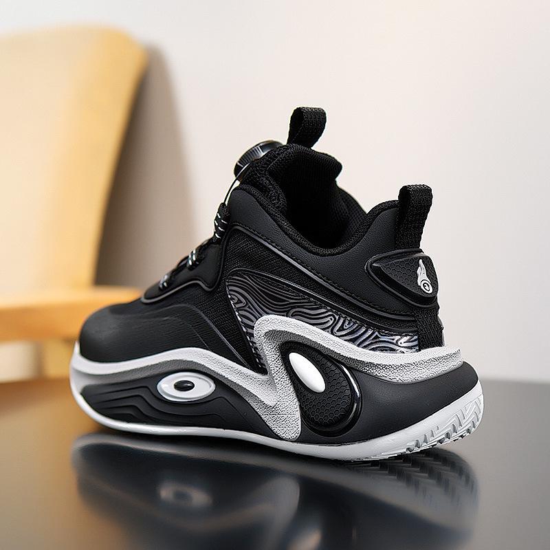 Chaussures de Basketball d'Hiver 2025 pour Garçons en Coton - Doublure en Velours, Antidérapantes, Résistantes à l'Usure, Chaudes, Chaussures de Sport pour Grands Enfants