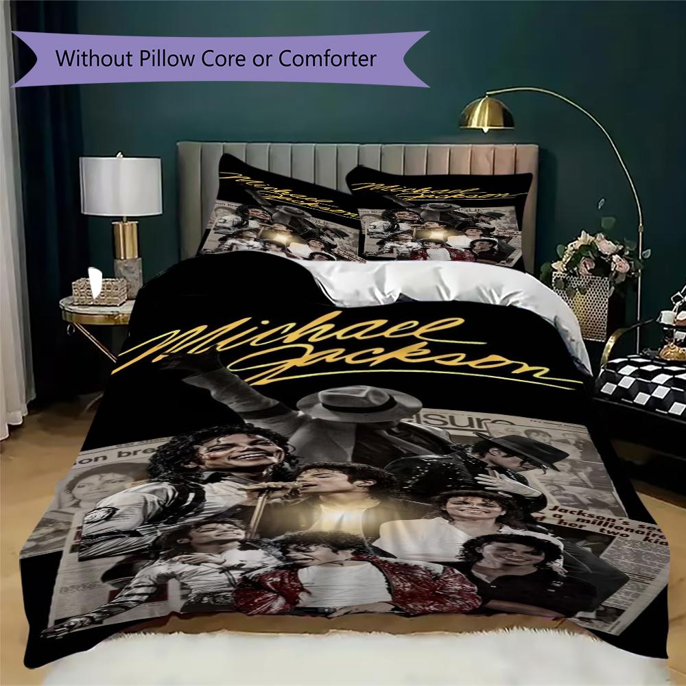 Michael Jackson Dangerous World Tour Threepiece Set Without Core 1 Duvet Cover 2 Pillowcase Without Core Duvet Cover And Pillowcase