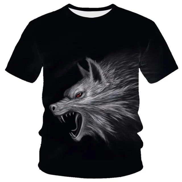 3D Dragon Print T-shirt Men's Women's Fashion Streetwear T-shirt Harajuku Cool Animal Shirt Anime Short Sleeve Tops Tees