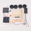 Solar Power Car Fine Workmanship Easy Self-assembly Eco-friendly Science Electric Car Model for Kids