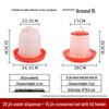 Automatic Chicken Feeder & Drinker Set: Feed Bucket & Trough for Chicks
