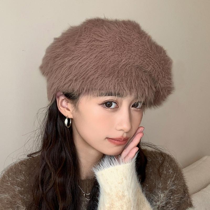 Uk Fashion Beret With Warm Breathable Material For Autumn Outdoor And Commuting