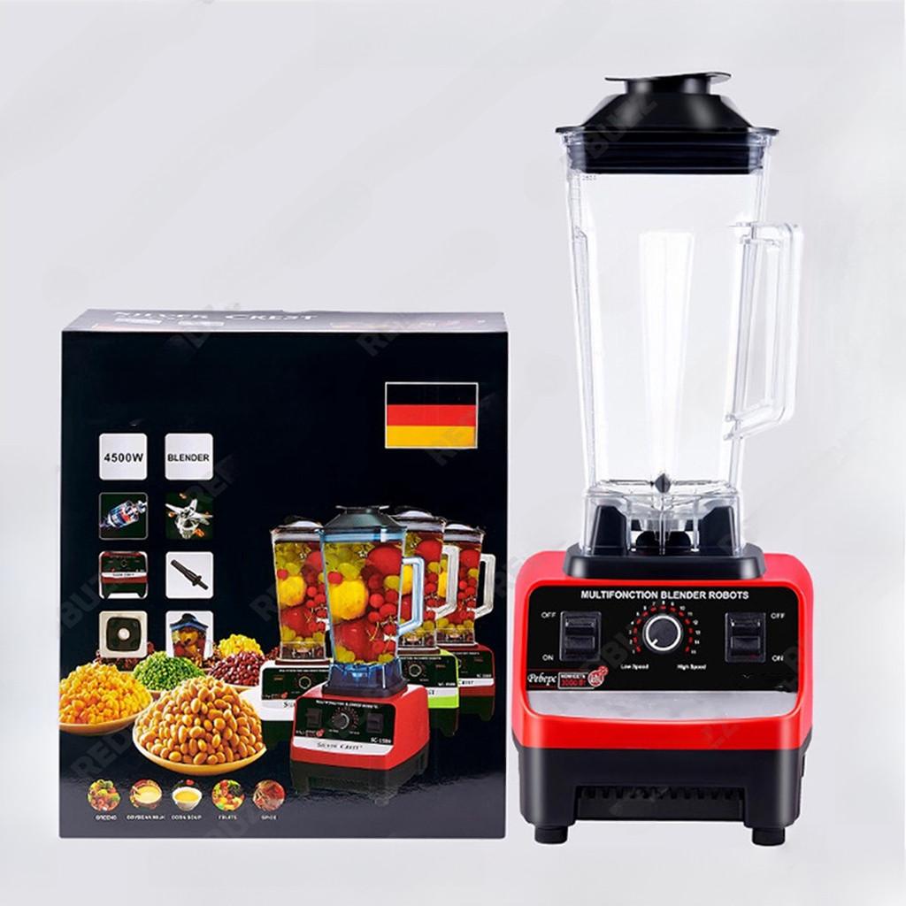2.5L 4500W Mixer Kitchen Food Processor Ice Smoothies Crusher Large Capacity Electric Juicer Heavy Duty Blender