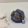 1 pezzo retrò classico auricolare borsa vintage adorabile mini peluche wireless auricolare borsa di stoccaggio