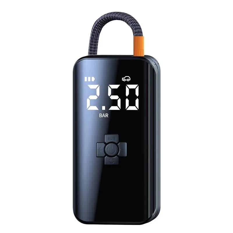 

150PSI автомобильный воздушный насос перезаряжаемый портативный автоматический компрессор для накачивания шин для мотоцикла велосипеда баскетбольный надувной насос