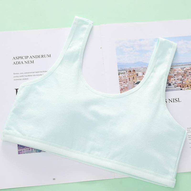 Cotton Underwear Student Bra Girls Vests Training Bra 8-16years
