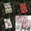Christmas Gift Wrap Selfadhesive Paper With Santa And Reindeer Design For Holiday Packaging