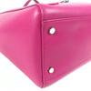 TIFFANY&Co. Logo Bag Tote Bag Shawl Shoulder Bag Leather Pink Based/Black