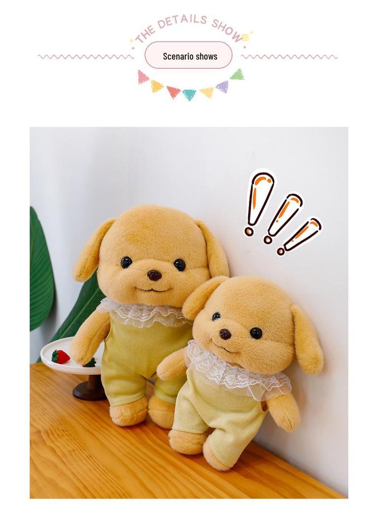 Senbei Poodle Doll Plush Toy - Cute Qixi or Children's Day Gift for Girlfriend