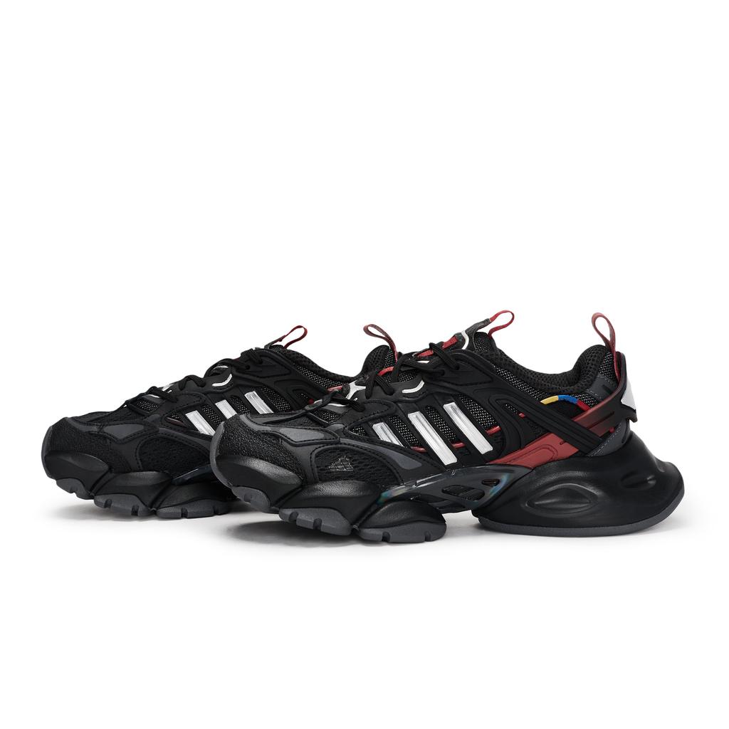 adidas XLG RUNNER DELUXE Antypoślizgowe Odporne na ścieranie Niskie Buty do biegania Unisex Czarny Czerwony Srebrny JQ2974(Zespół80-S-BOX)