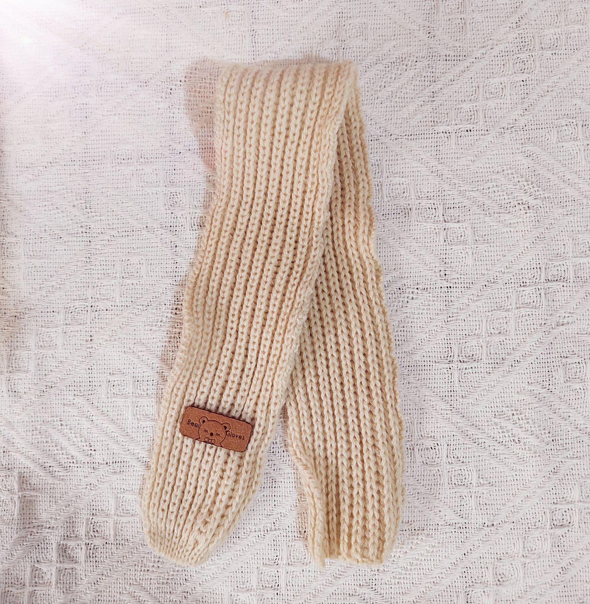 

20cm Doll Clothes Cotton Set: Carrot Sweater, Bunny Hat, Scarf, Bear Overalls. For 20cm Doll