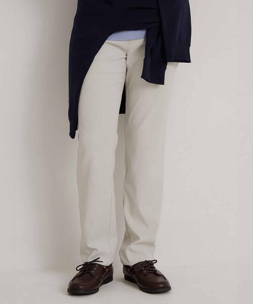 Binpolmen Triacetate Slim Pants Ivory