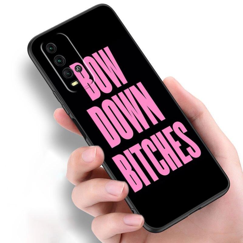Boss Bitch Phone Case For Xiaomi Redmi Note 10 9 Pro Max 10S 10T 9A 9C 9S 9T 8A 8T 8 7 Pro Soft TPU Black Cover