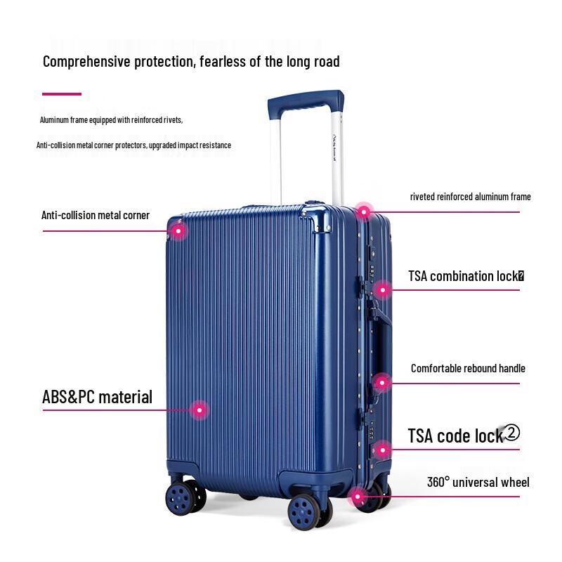 Diplomat TC-9183 Aluminum Frame Luggage