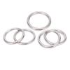 5Pcs 304 Grade Stainless Steel Round O Rings Multi Purpose Seamless Welding O Ring for Yoga Rings Hammock Sailing