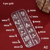 12 Grids 3D Luxury Nail Art Decorations Alloy Shiny  Gems Diamond Christmas Nail Charm Diy Nail Accessories
