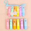 6Pcs Chisel Tip Highlighter Marker, Cute Marker Pen, Cartoon Macaron Highlighter No-Bleed Ink Markers for Journaling, Planners, and Office Documents