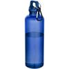 750 Ml RCS-certified Recycled Plastic Water Bottle with Carabiner "Oregon" Royal Blue