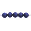 Plastic Beads - Fancy - Dark Blue - 10 Mm - 24 Pcs - Mixed