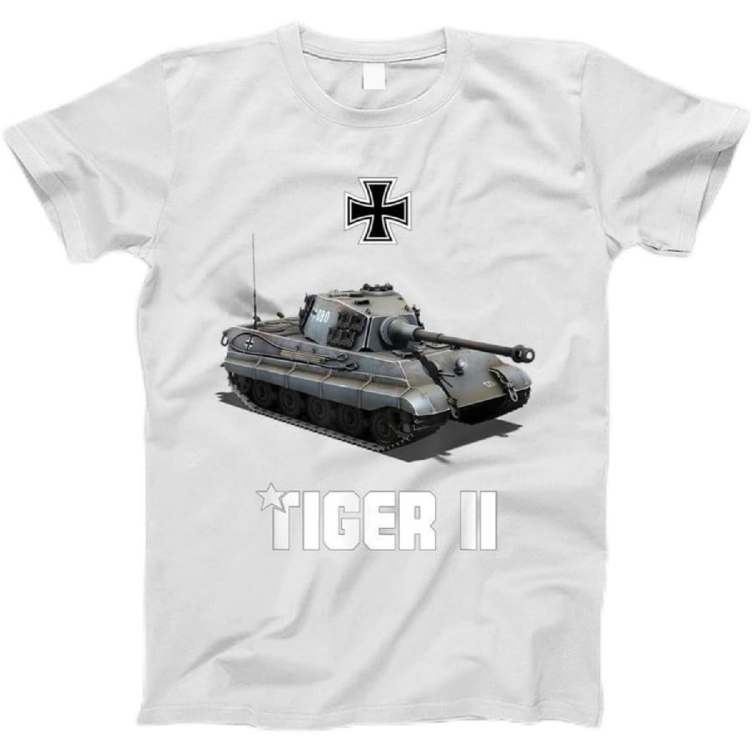 

Tiger Ii Panzer Vi German Heavy Tank Ww2 King Tiger Military T-Shirt T-Shirt, Tanktop, Long Sleeve, Sweatshirt, Hoodie for Men, Women, Kids XXXXXL білий