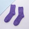 Heart Flanged Flat Women's Socks Rolled Edge Crew Cute Lovely Women's Sleeping Socks Fluffy Bed Sock for Women