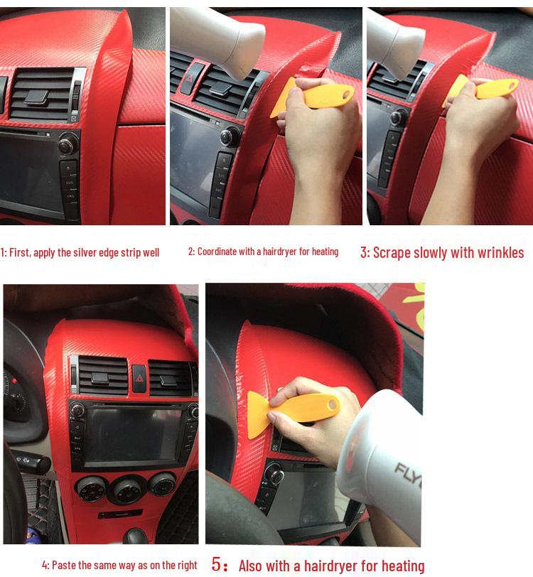 07-13 Corolla Carbon Fiber Gear Shift Console Wrap